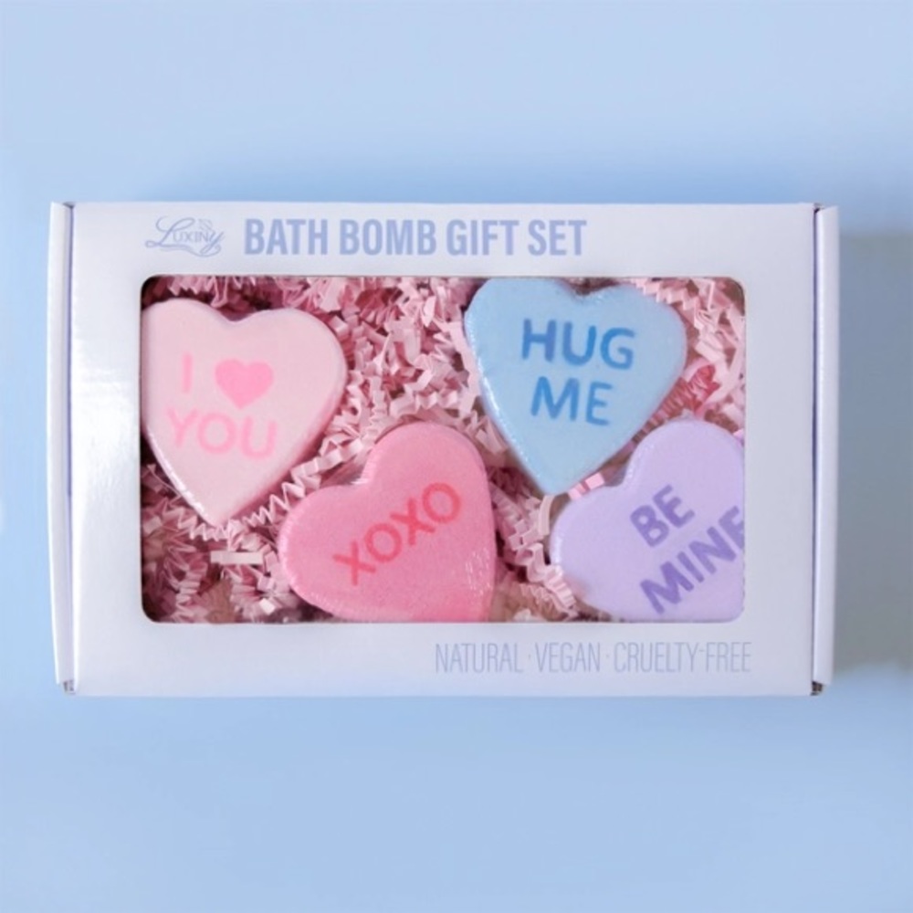 Candy Heart Bath Bomb Gift Set